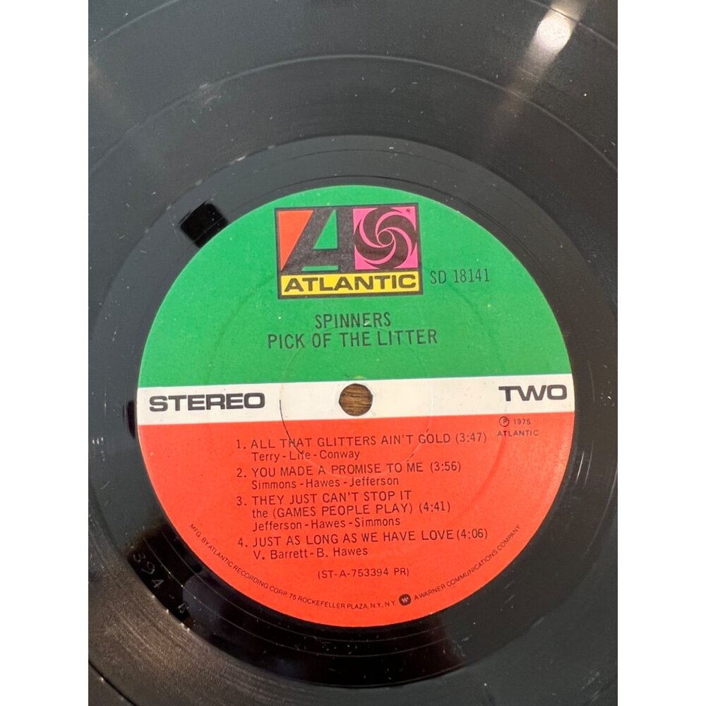 Spinners Pick Of The Litter 1975 Vinyl LP Record SD 18141 Classic Soul Album - Picture 5 of 8